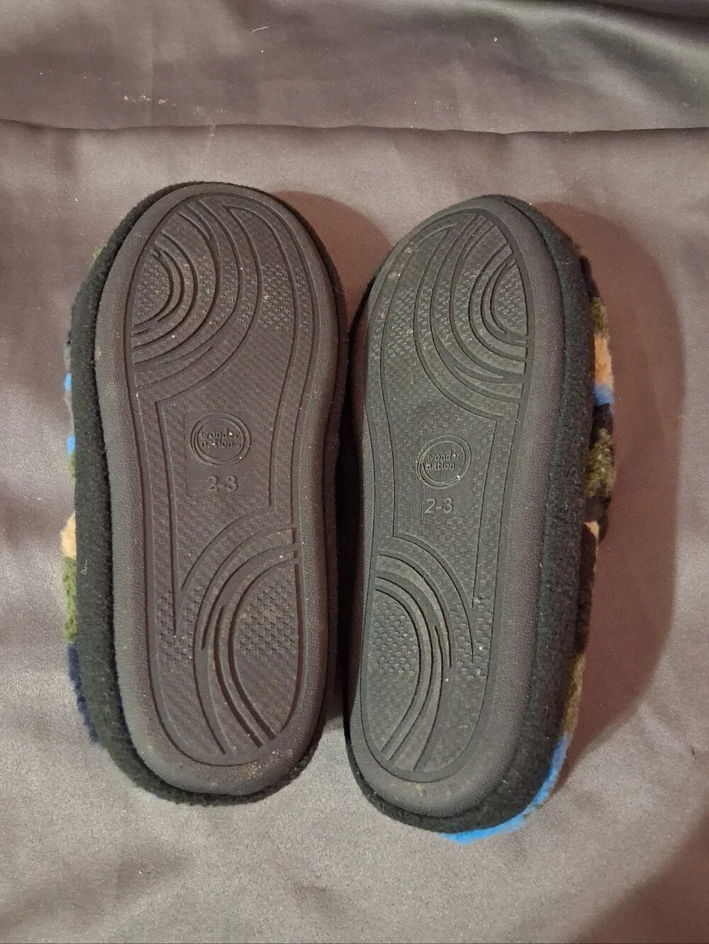 Boys Wonder Nation Camo Slippers